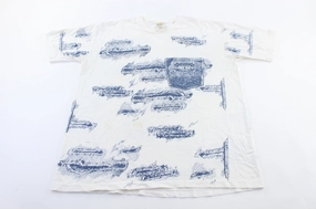 90's International Sportswear Over The World You Cannot Find Better T-Shirt Classic Chic Reversible Design Concept