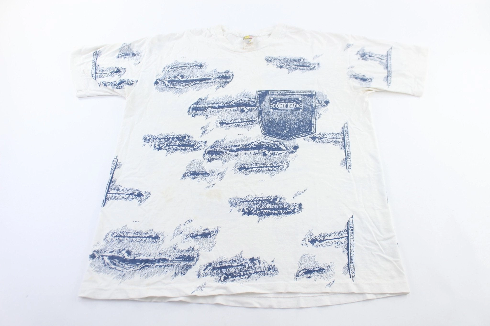 90's International Sportswear Over The World You Cannot Find Better T-Shirt Classic Chic Reversible Design Concept