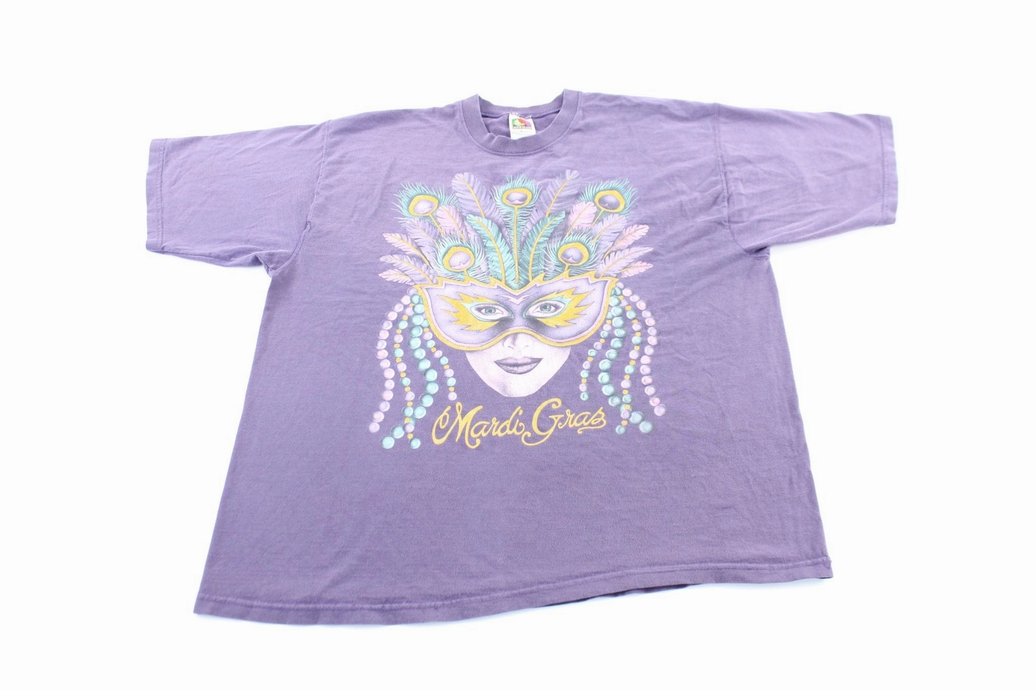 AllDay Comfort 90's Mardi Gras Graphic T-Shirt