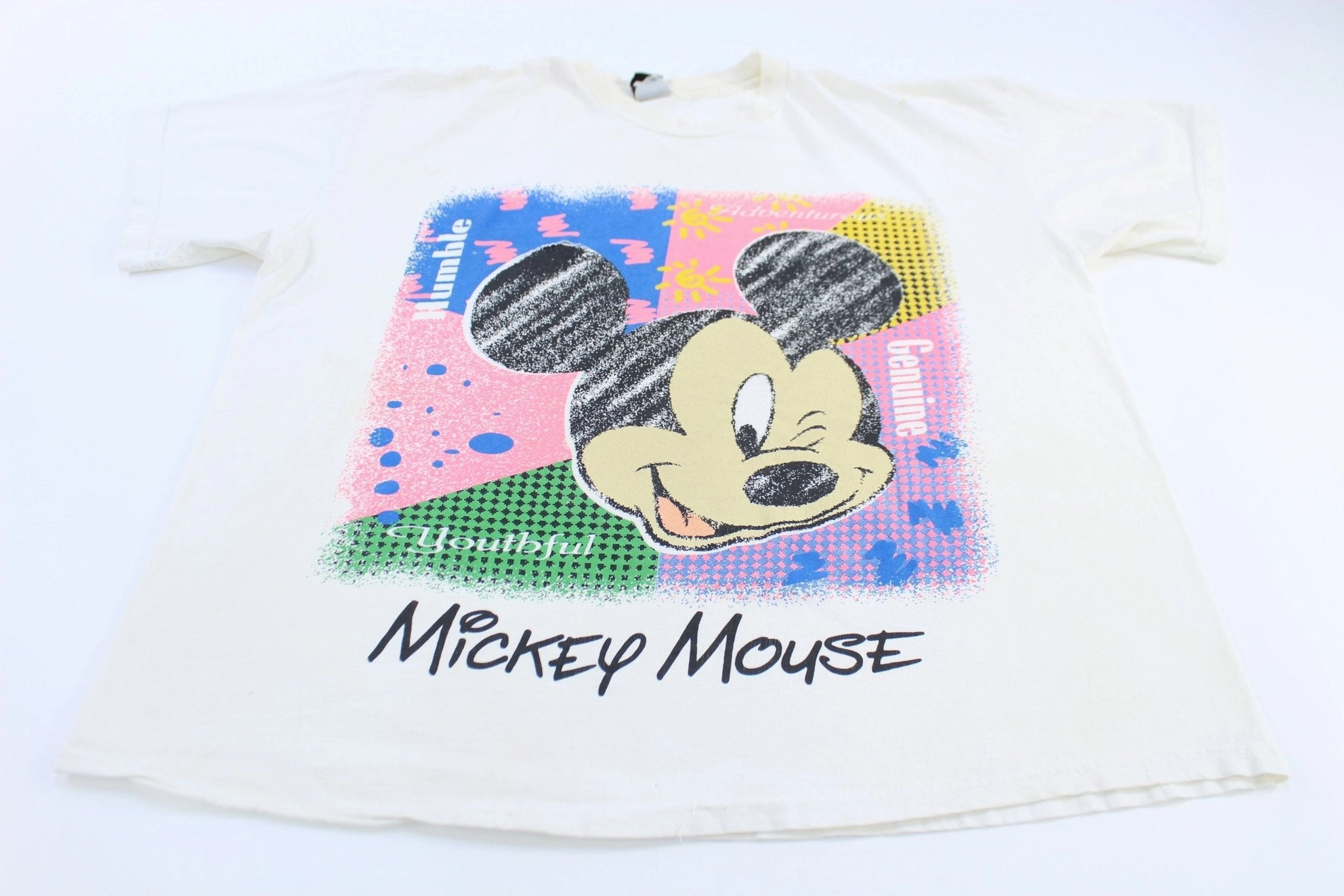 90's Mickey Mouse Adventurous & Genuine T-shirt Easy to Style All Season Wear