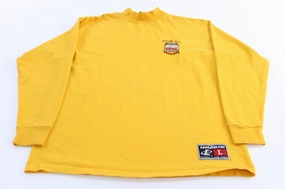 90's Missouri Tigers Insight Bowl Yellow Logo Athletic LS T-Shirt Sporty Fashion Soft Fit Wear
