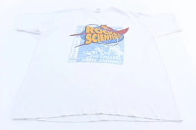 Ultra Soft Blend 90's Nasa Illustrated Rocket Scientist T-shirt