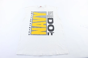 90's Nike United States Navy Just Do It Tank Top Eco Friendly Blend