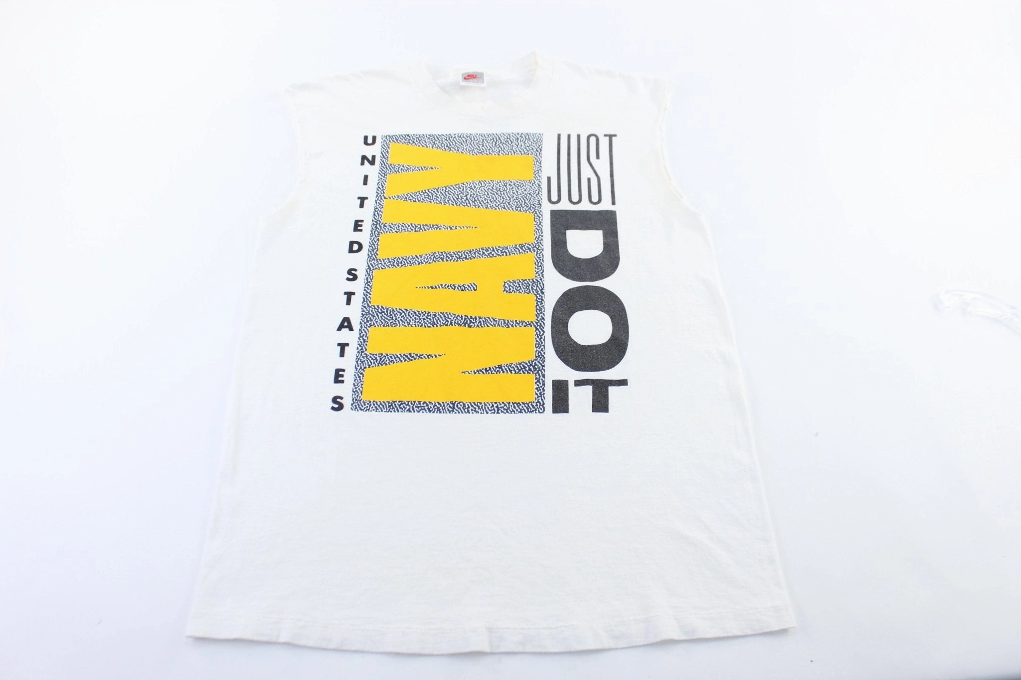 90's Nike United States Navy Just Do It Tank Top Eco Friendly Blend