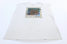 Breeze Control 90's Penn State Lions Postage Stamp Graphic Tank Top
