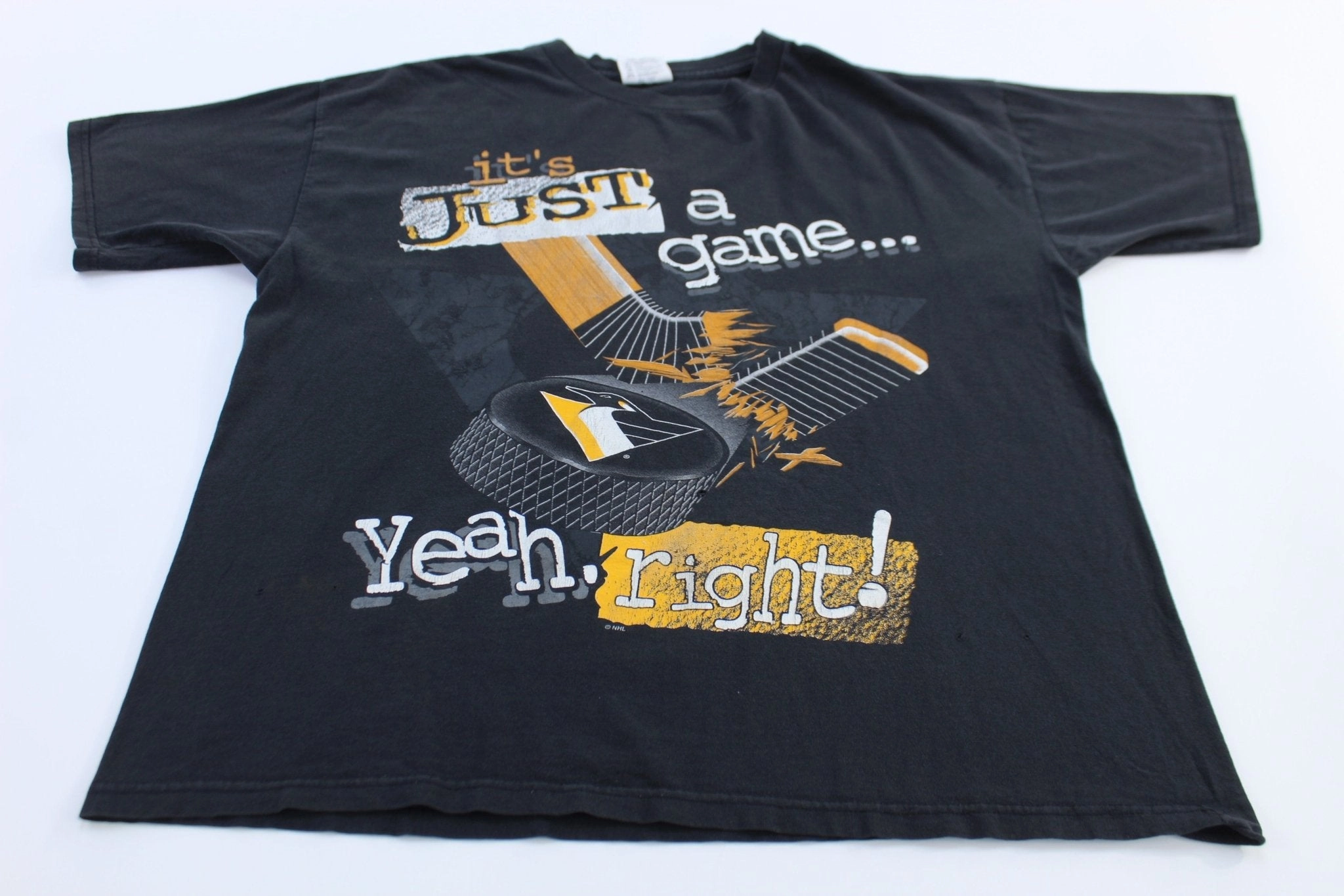 Luxury exclusivity Trendy Comfort Fit 90's Pittsburgh Penguins Hockey "It's Just A Game" T-shirt