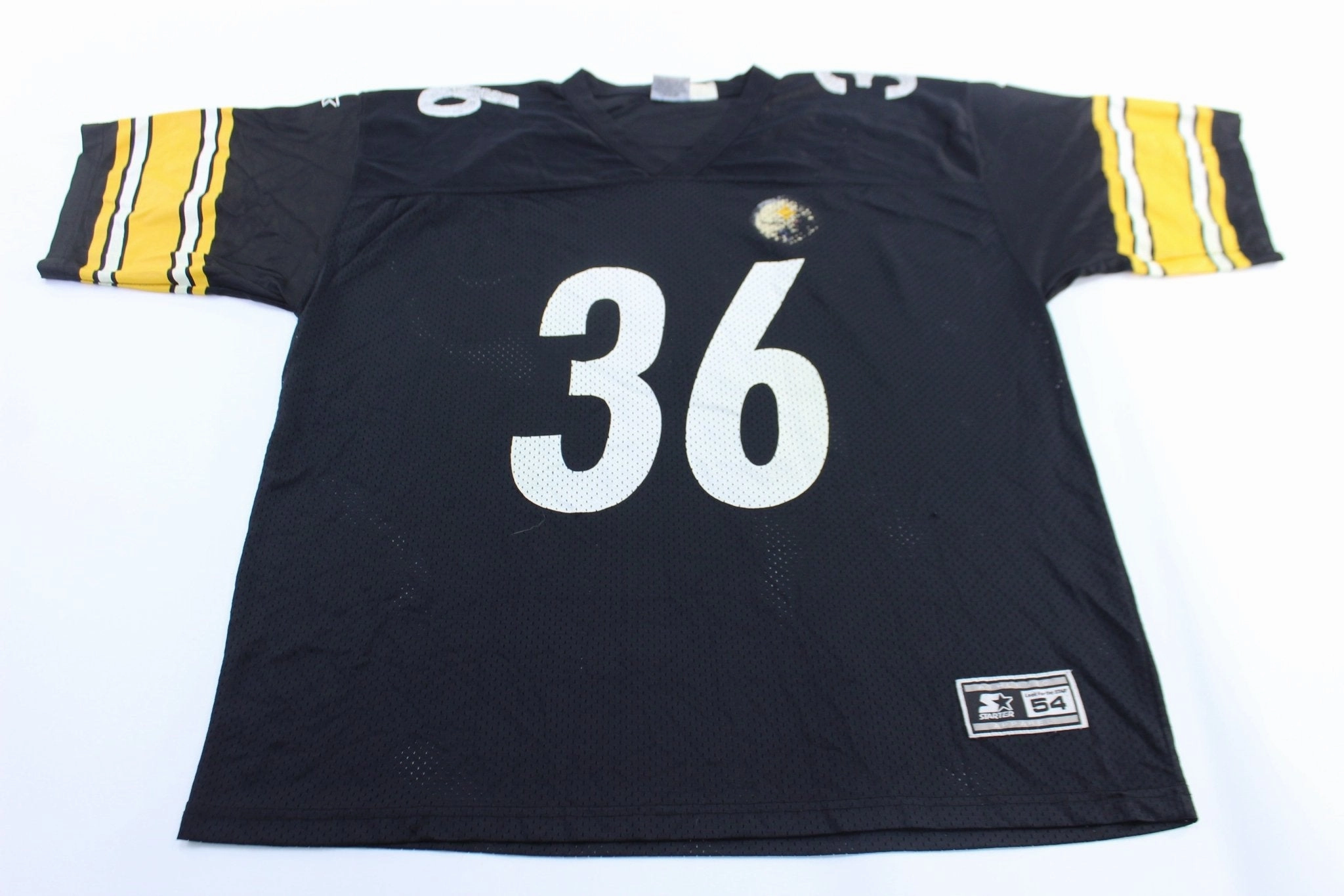 Wicking Performance Fabric Sweat Wicking 90's Pittsburgh Steelers Jerome Bettis Starter Football Jersey