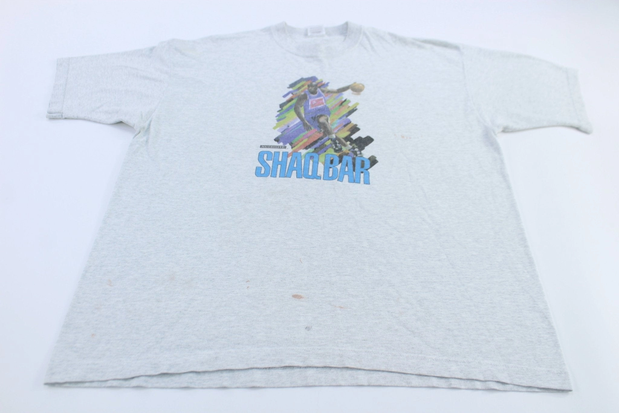 tall size 90's Shaquille O'Neal Shaq Bar Nutriilite T-Shirt