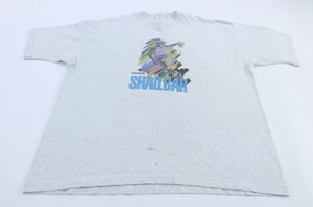 tall size 90's Shaquille O'Neal Shaq Bar Nutriilite T-Shirt