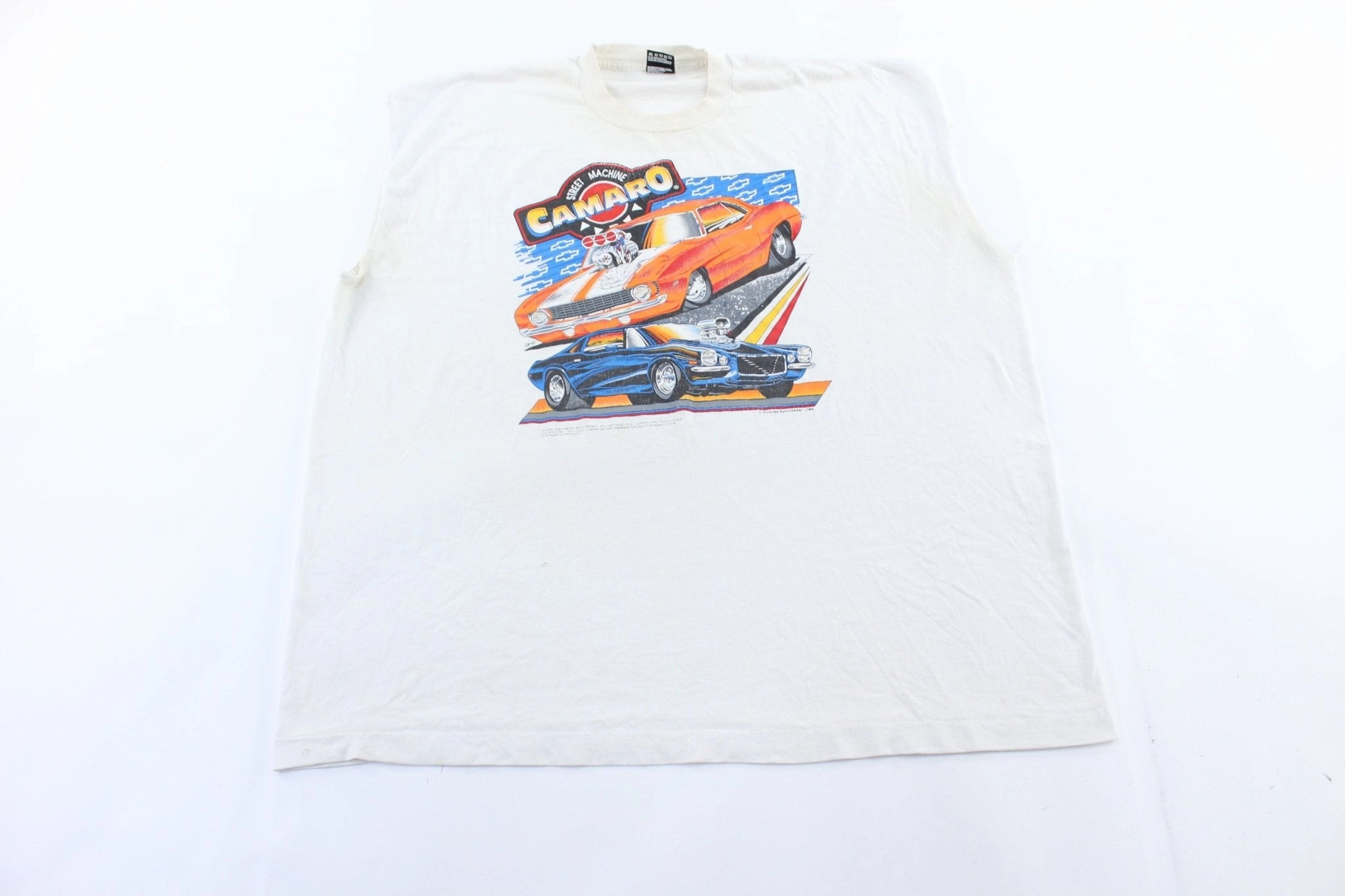 90's Street Machine Camaro Graphic Tank Top Abrasion Resistant Surface