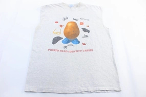 Maximum Performance High Durability Weave 90's Toy Story Potato Head Identity Crisis Tank Top