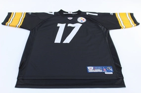 Flatlock Seam Technology Four Way Stretch Pittsburgh Steelers Mike Wallace #17 Reebok Football Jersey
