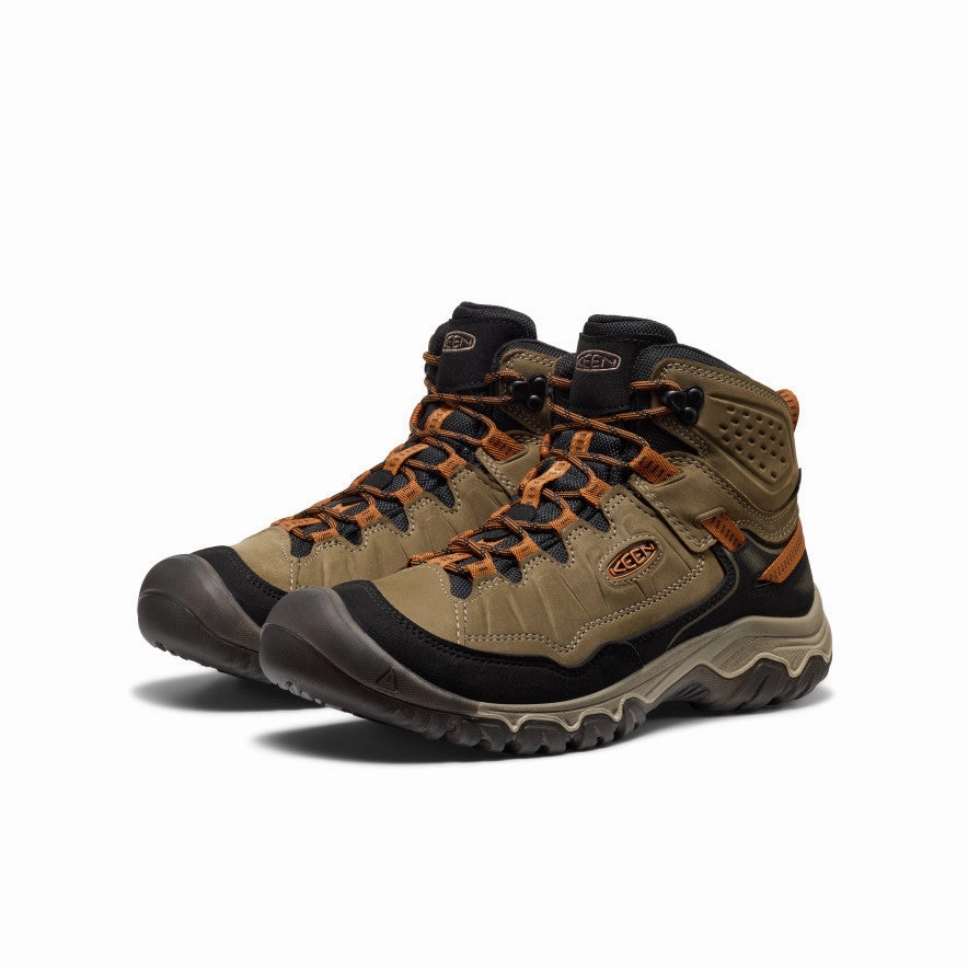 Adventure sports Men's Targhee IV Waterproof Hiking Boot  |  Sea Turtle/Roasted Pecan