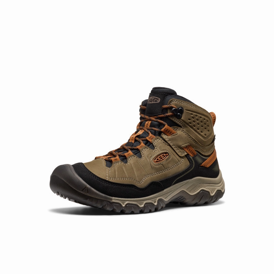 Men's Targhee IV Waterproof Hiking Boot  |  Sea Turtle/Roasted Pecan Breathable mesh