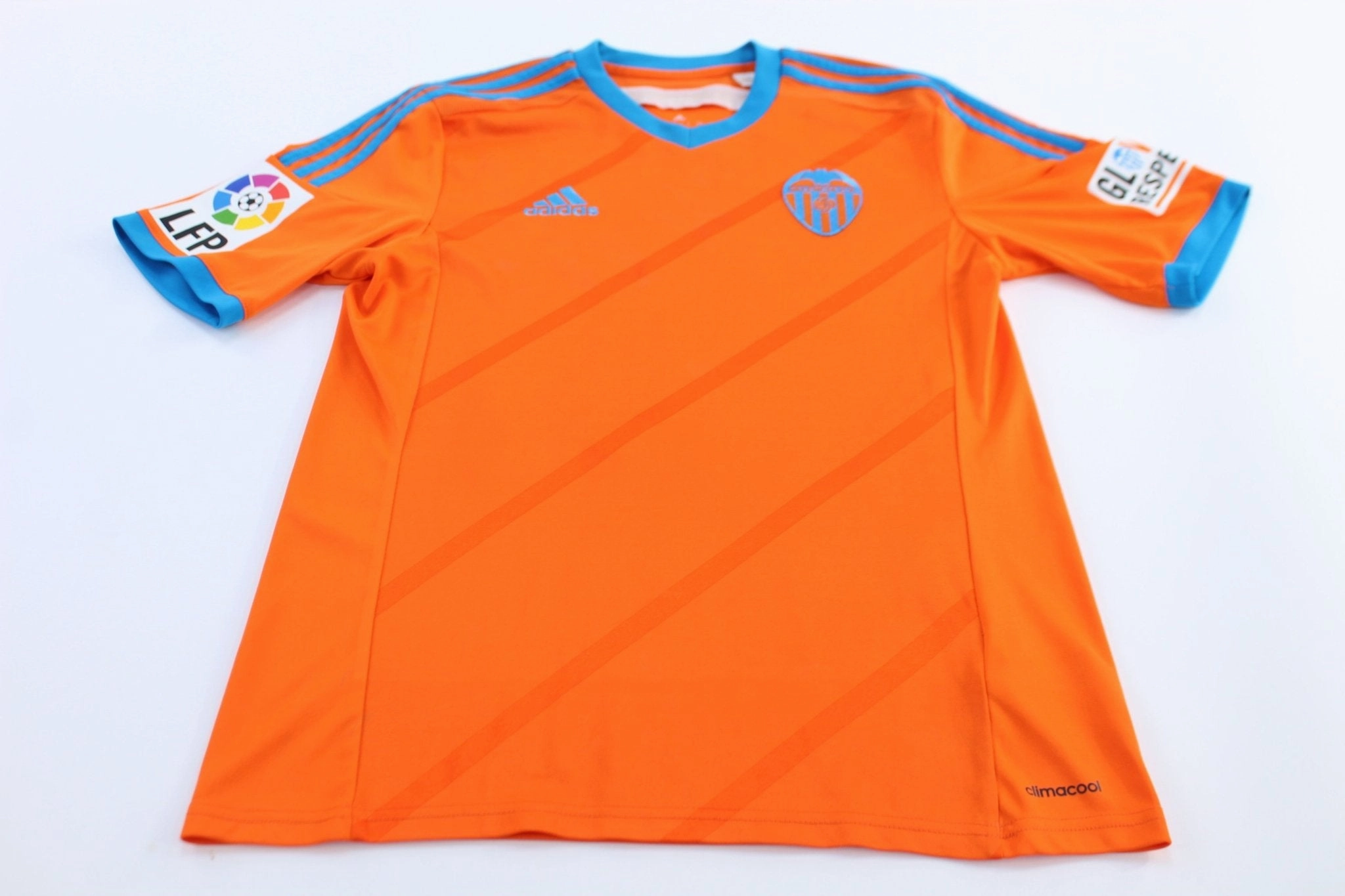 Indoor Workout Adidas Embroidered Logo Valencia C.F. Francisco Paco Alcacer #9 Soccer Jersey