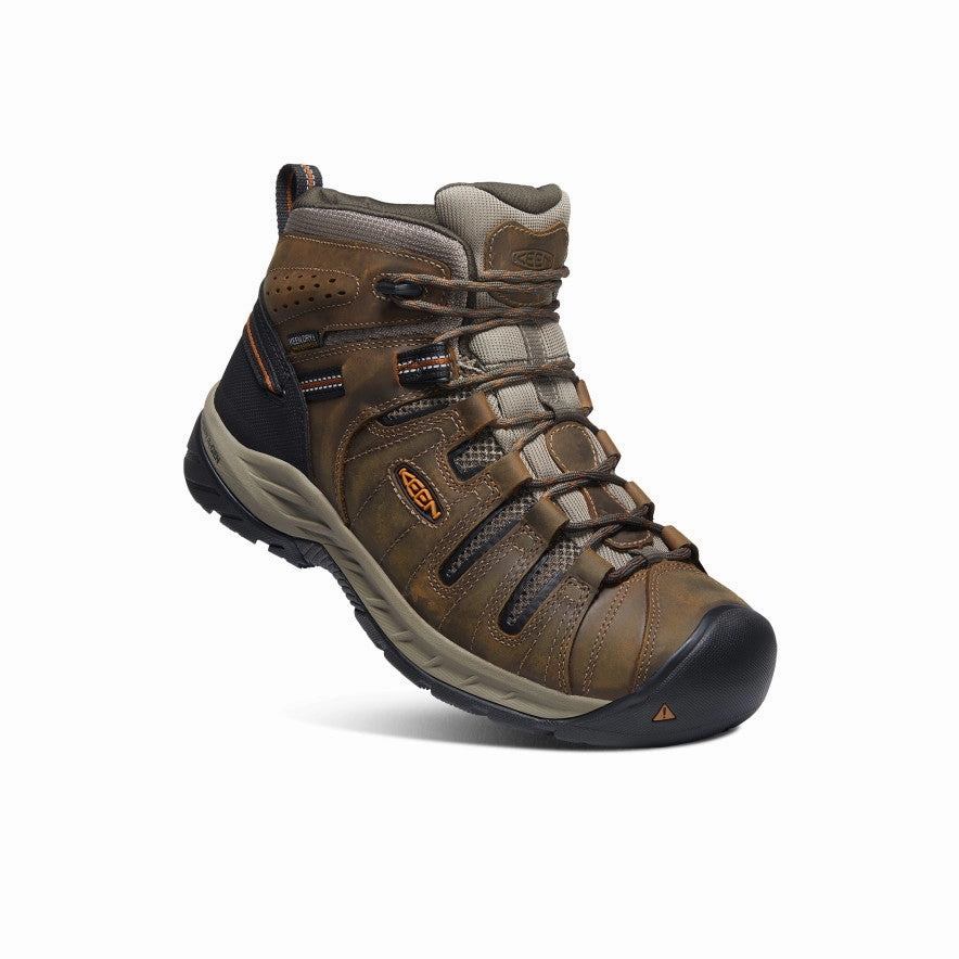Men's Flint II Waterproof Mid (Soft Toe)  |  Black Olive/Brindle molded
