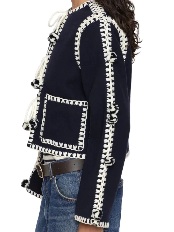 Sport Fit Active Movement Addison Jacket in Navy