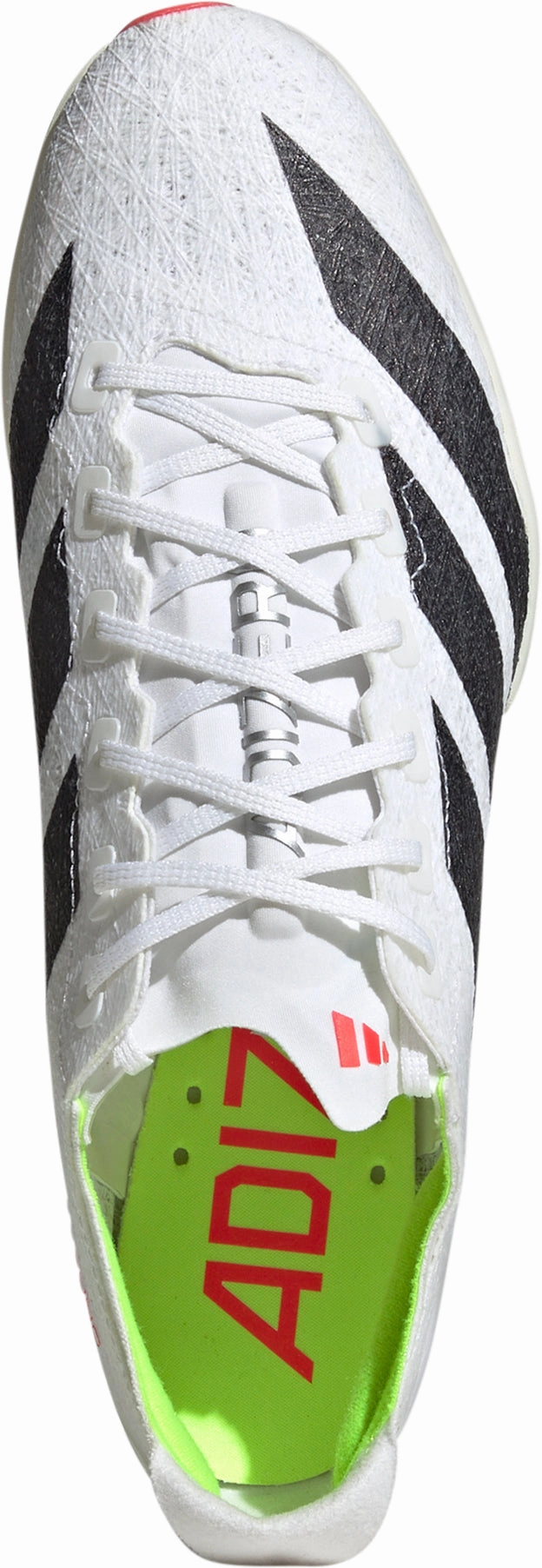 ergonomic - feature shoes soft - foam sole shoes adidas Adizero Prime SP 3 Strung Running Spikes - White