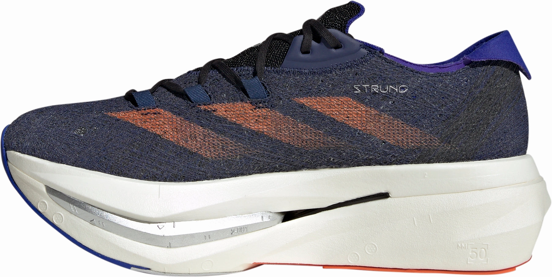 Neutral Cushioning Technology adidas Adizero Prime X 2.0 Strung Running Shoes - Blue