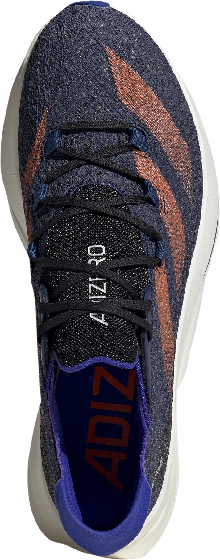 adidas Adizero Prime X 2.0 Strung Running Shoes - Blue running in synthetic tracks shoes