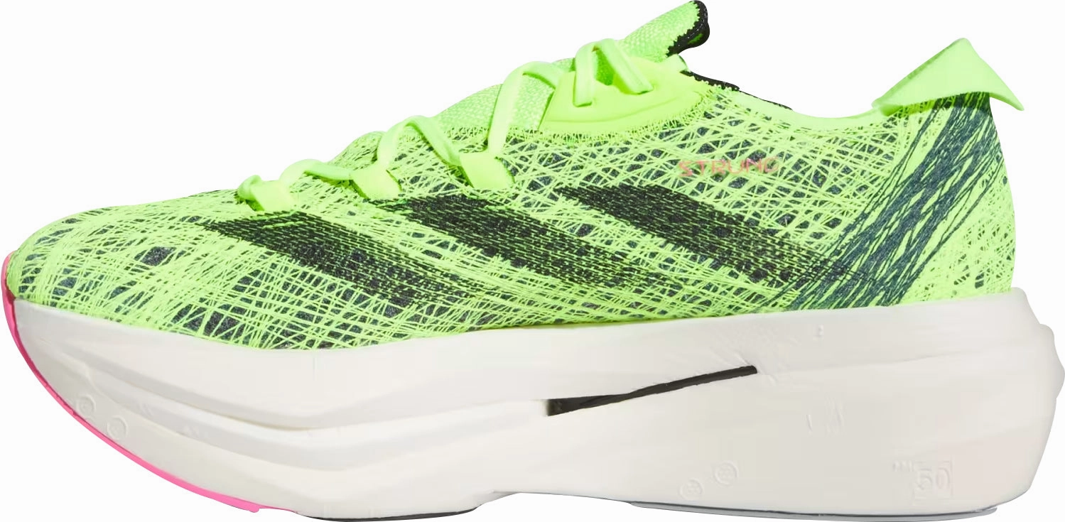 adidas Adizero Prime X 2.0 Strung Running Shoes - Yellow Compression Web Bracing forest shoes