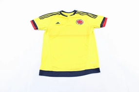 Adidas Embroidered Logo Columbia Striped Soccer Jersey Tagless Labeling