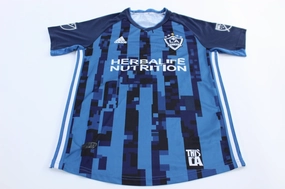 Adidas Embroidered Logo LA Galaxy #13 Cris Soccer Jersey Quick Pullover Design Neutral Style