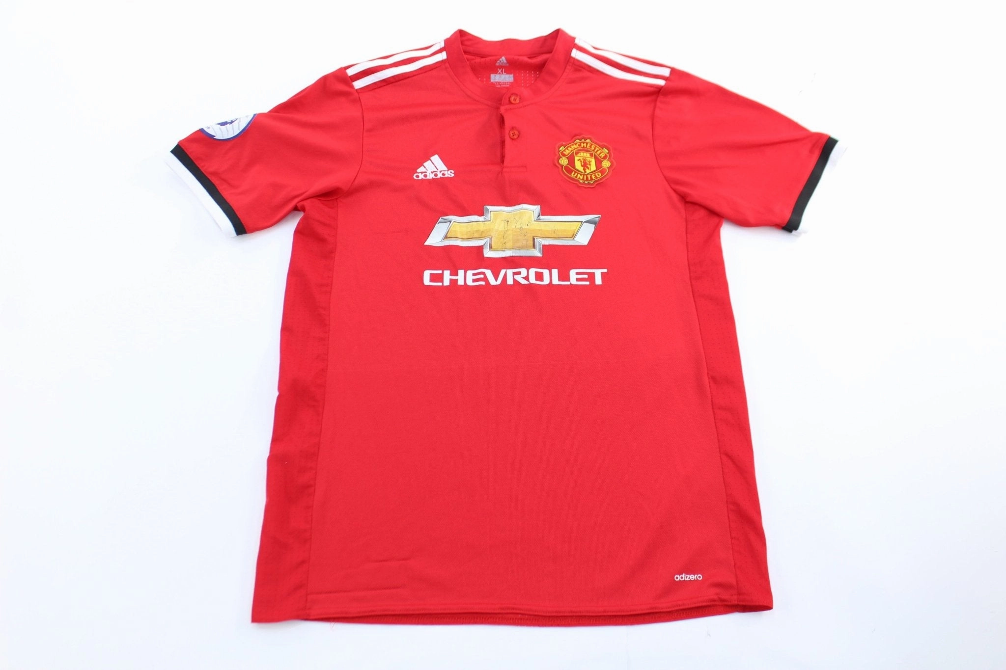 Neutral palette Neutral Vibe Adidas Embroidered Logo Manchester United Soccer Jersey