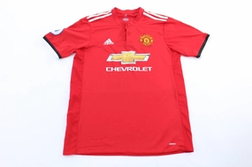 Neutral palette Neutral Vibe Adidas Embroidered Logo Manchester United Soccer Jersey