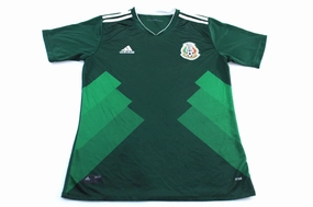 Lightweight Weave Adidas Embroidered Logo Mexico Soccer Jersey