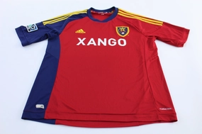Quick Release Ventilation Adidas Embroidered Logo Real Salt Lake Striped Soccer Jersey