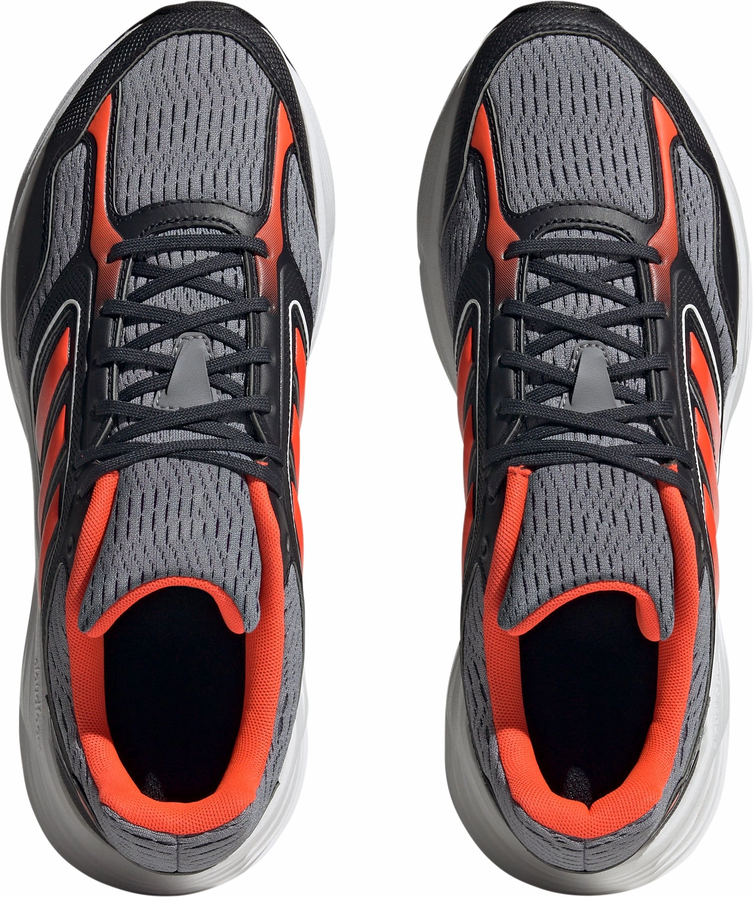 Soft ankle padding Anatomical Lace Guides adidas Galaxy Star Mens Running Shoes - Grey