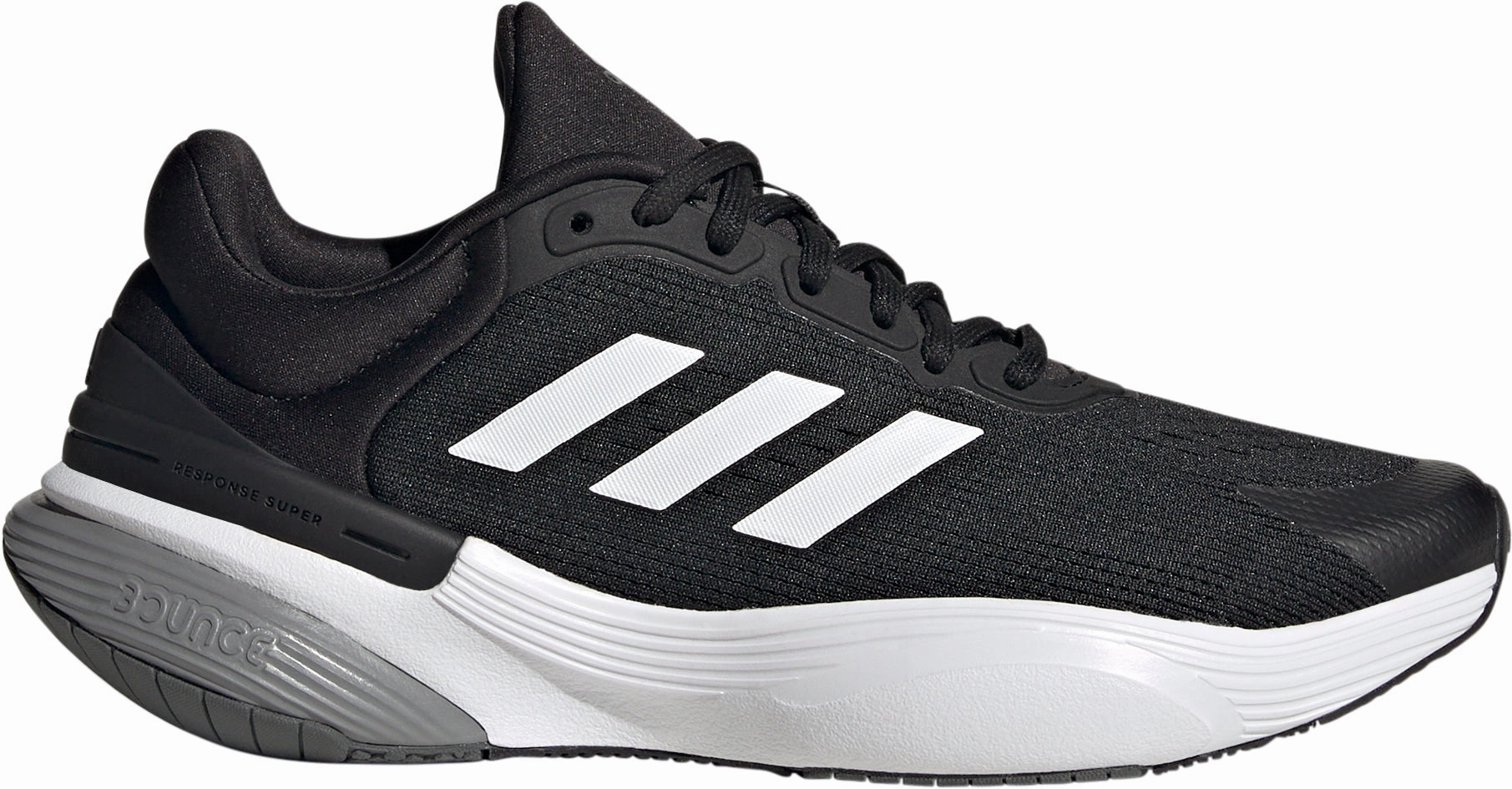 adidas Response Super 3.0 Junior Running Shoes - Black grassland running shoes Comfort toe
