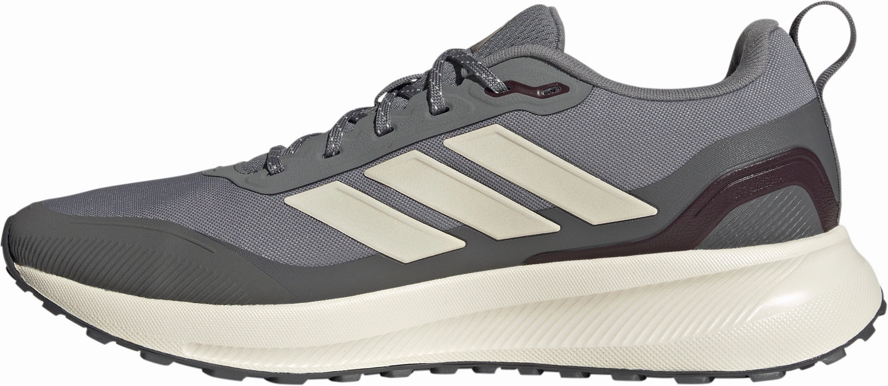 adidas RunFalcon 5 TR Mens Running Shoes - Grey powerlifting shoes Collapsible Heel