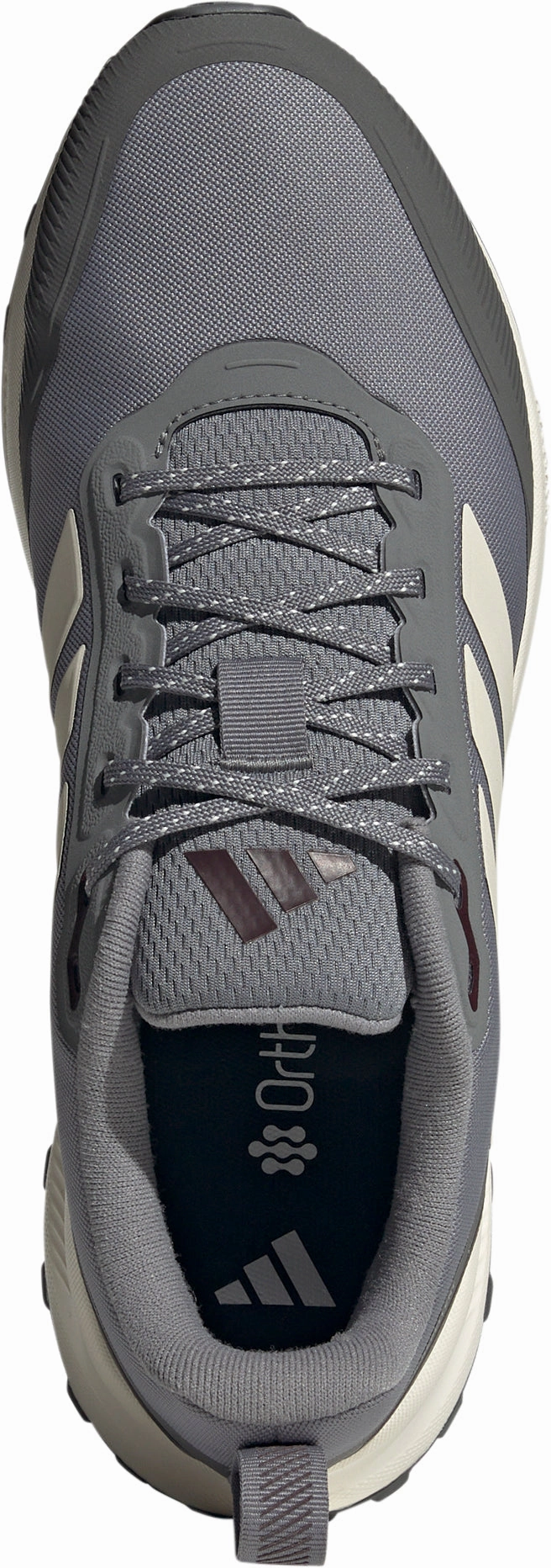 adidas RunFalcon 5 TR Mens Running Shoes - Grey Oversized Collar uneven - terrain shoes