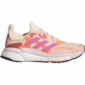 adidas Solar Boost 4 Womens Running Shoes - Orange high - mileage shoe endurance healthy living