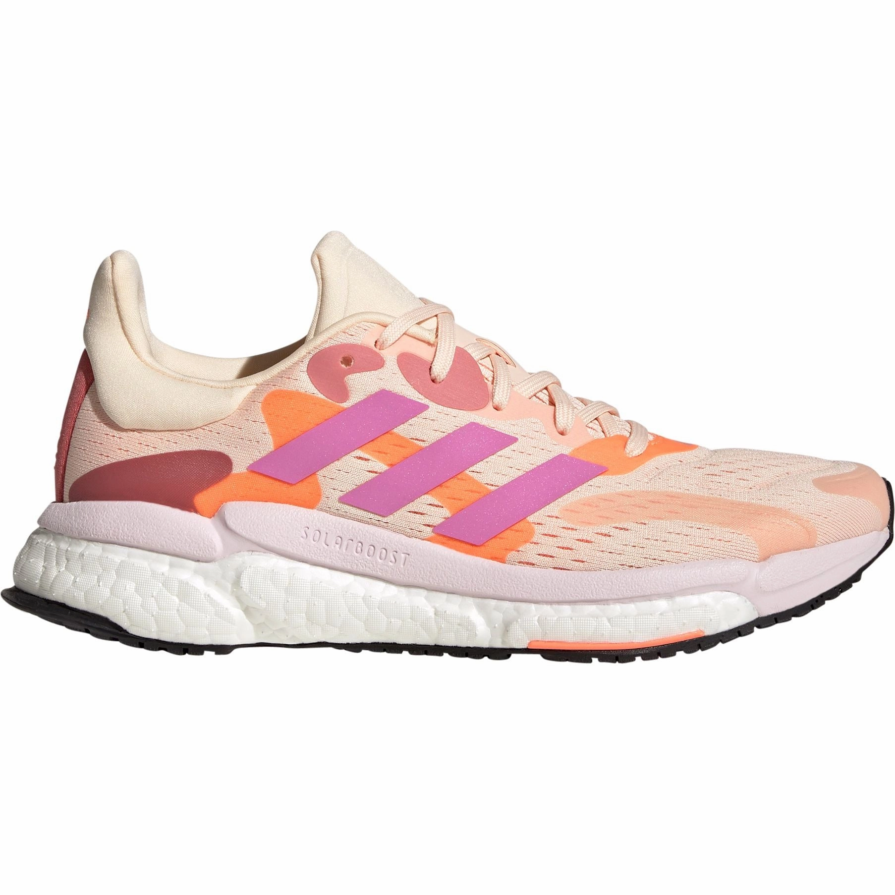 adidas Solar Boost 4 Womens Running Shoes - Orange high - mileage shoe endurance healthy living