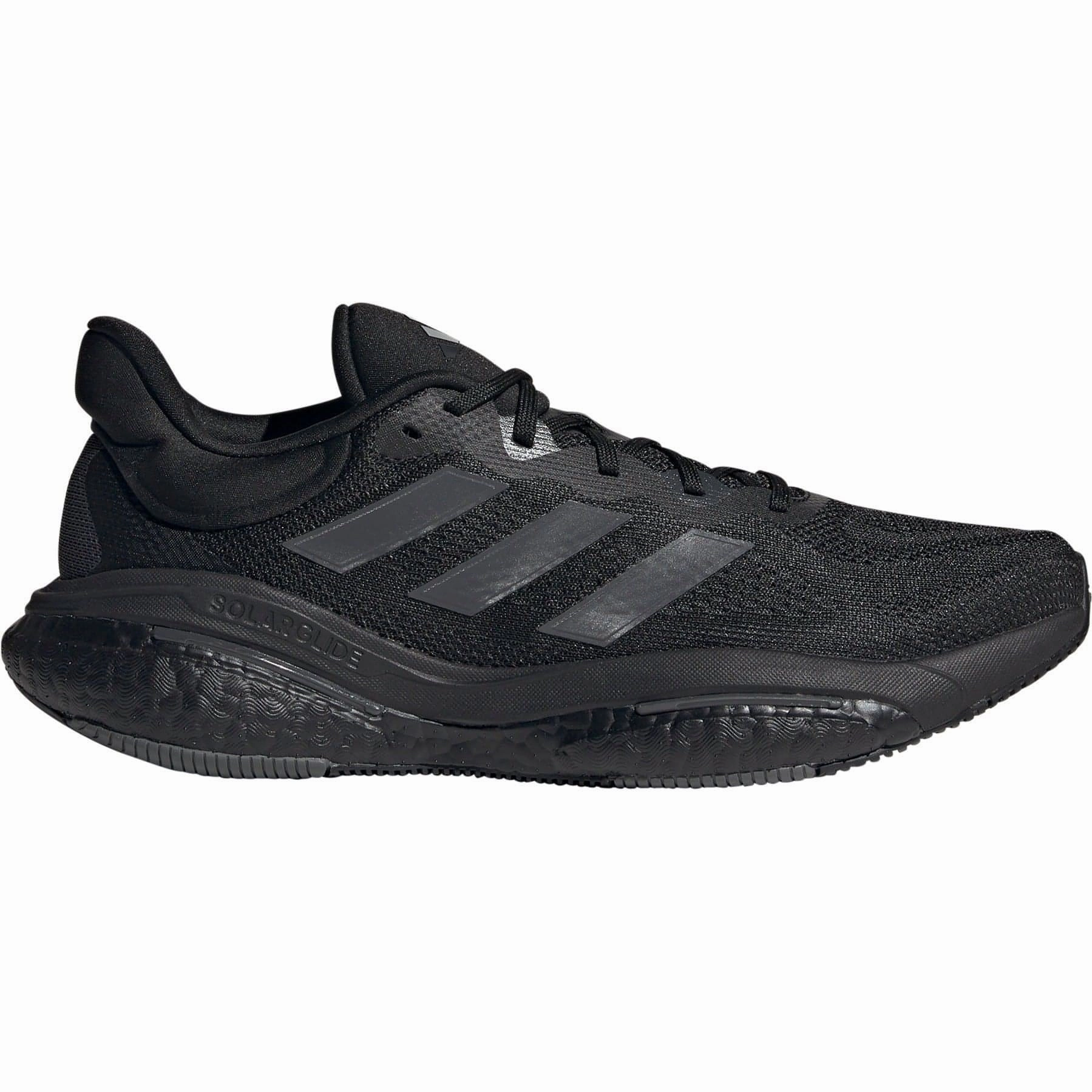 adidas SolarGlide 6 Mens Running Shoes - Black Stylish Footwear
