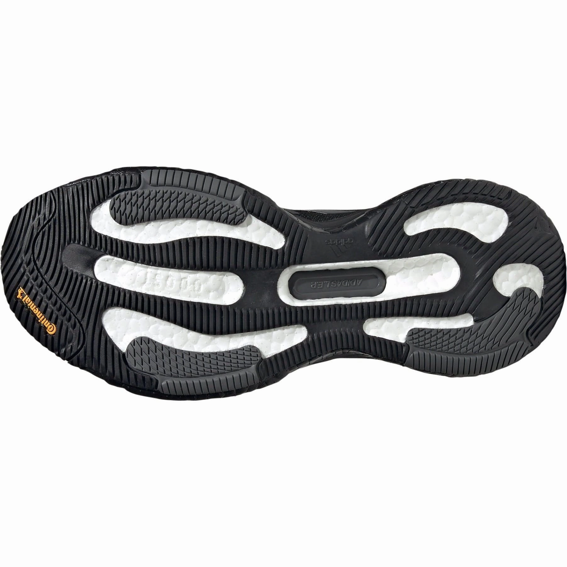 running for a way to stay in control Laser Cut Panels adidas SolarGlide 6 Mens Running Shoes - Black