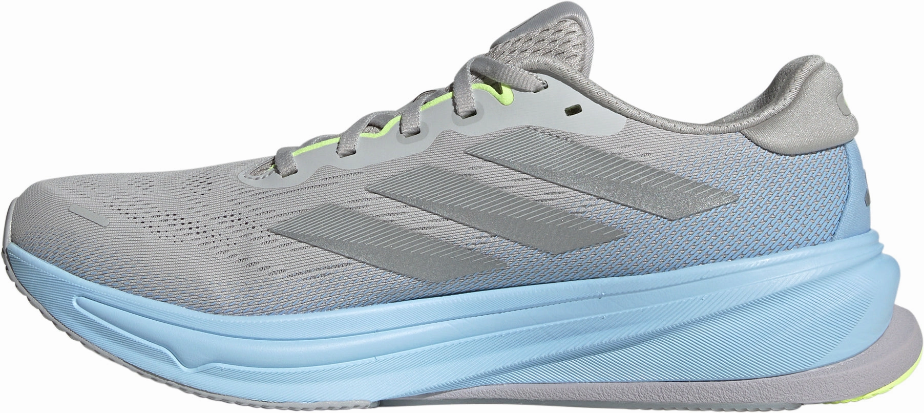 adidas Supernova Rise 2 Mens Running Shoes - Grey Breathable Upper Shoes