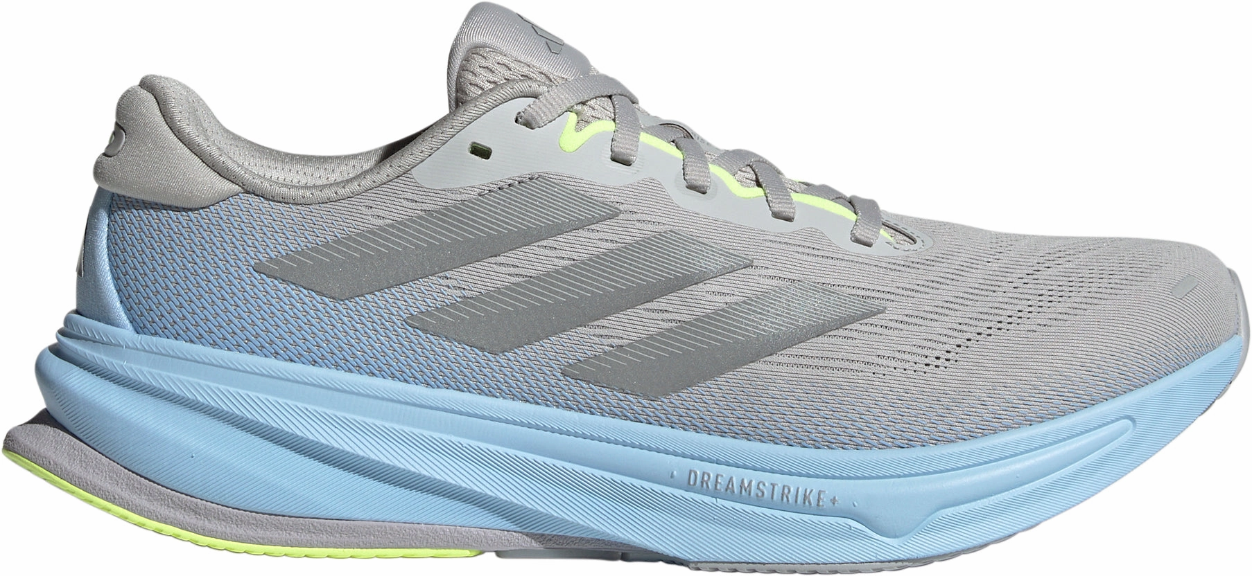 adidas Supernova Rise 2 Mens Running Shoes - Grey Micro Adjustable Tongue endurance running shoes