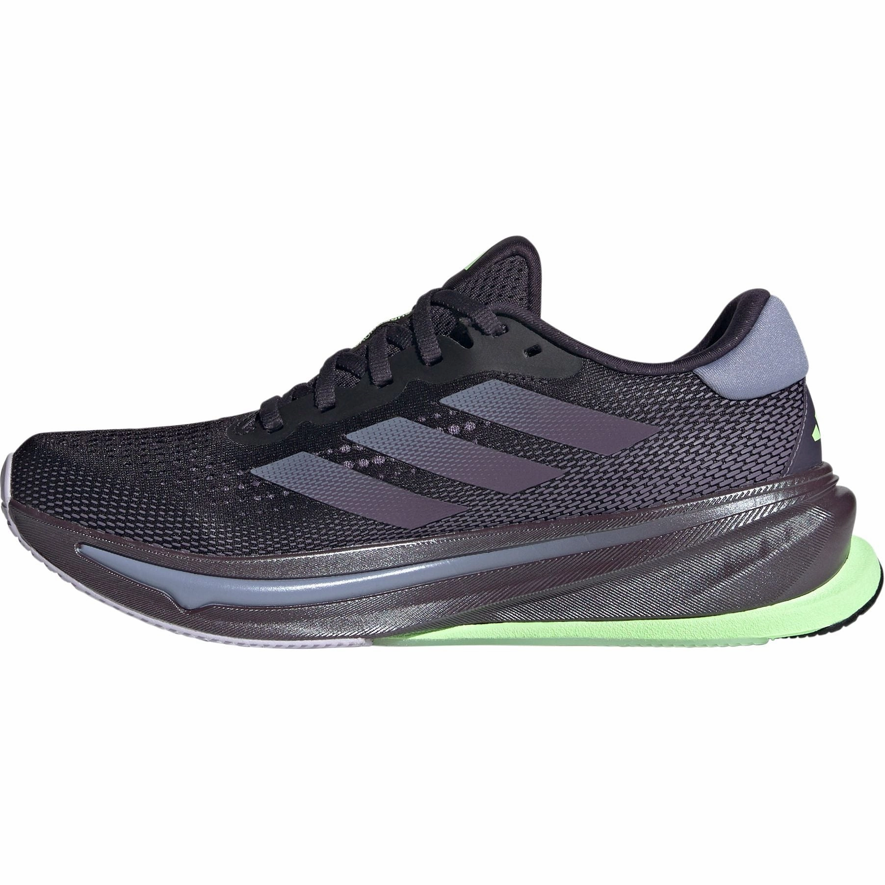 Shock Dispersing Tech adidas Supernova Rise Womens Running Shoes - Black