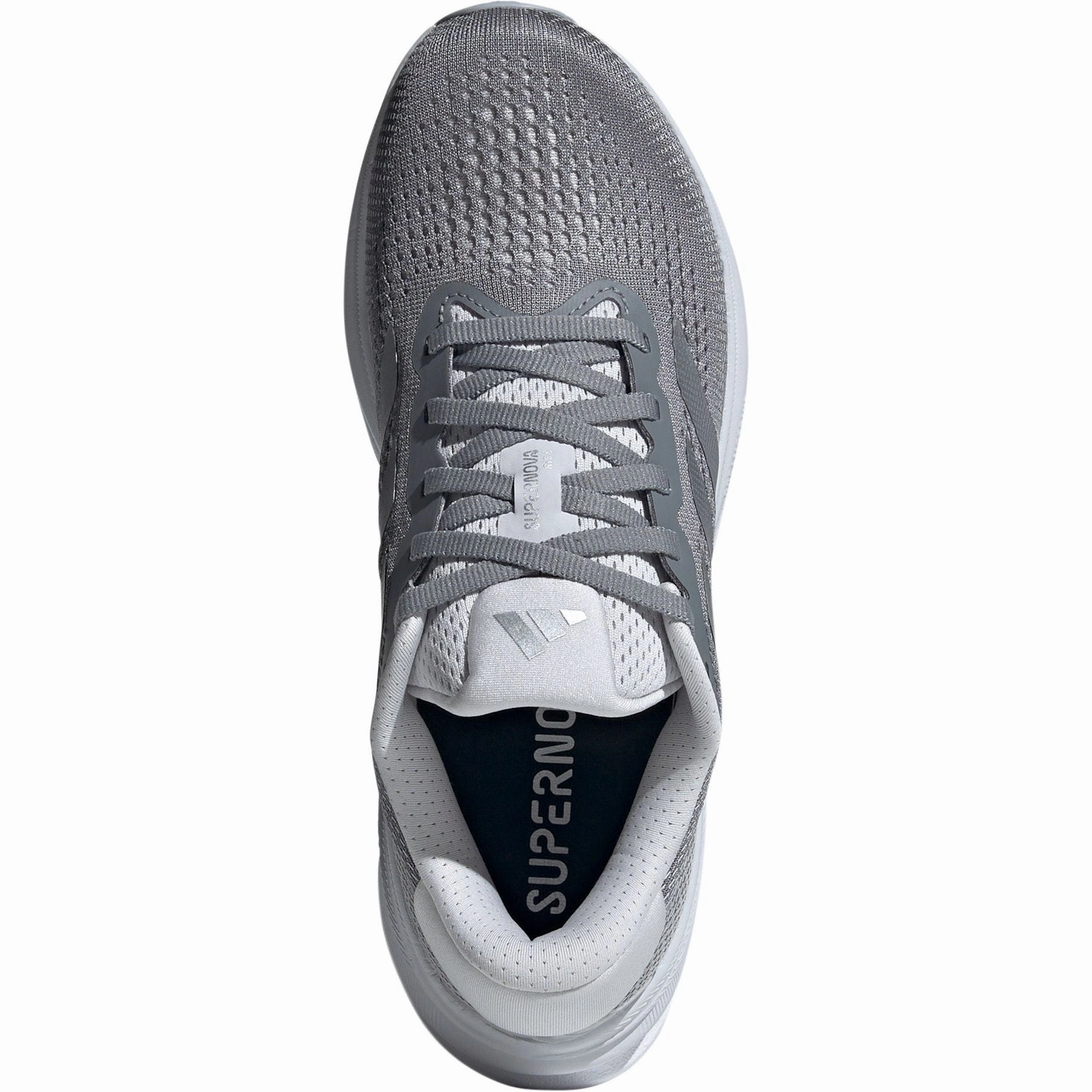 adidas Supernova Rise Womens Running Shoes - Grey Strategic Reflective Details zip - up shoes