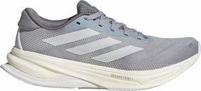 adidas Supernova Solution 2 Womens Running Shoes - Grey amateur athlete shoes jogging in park