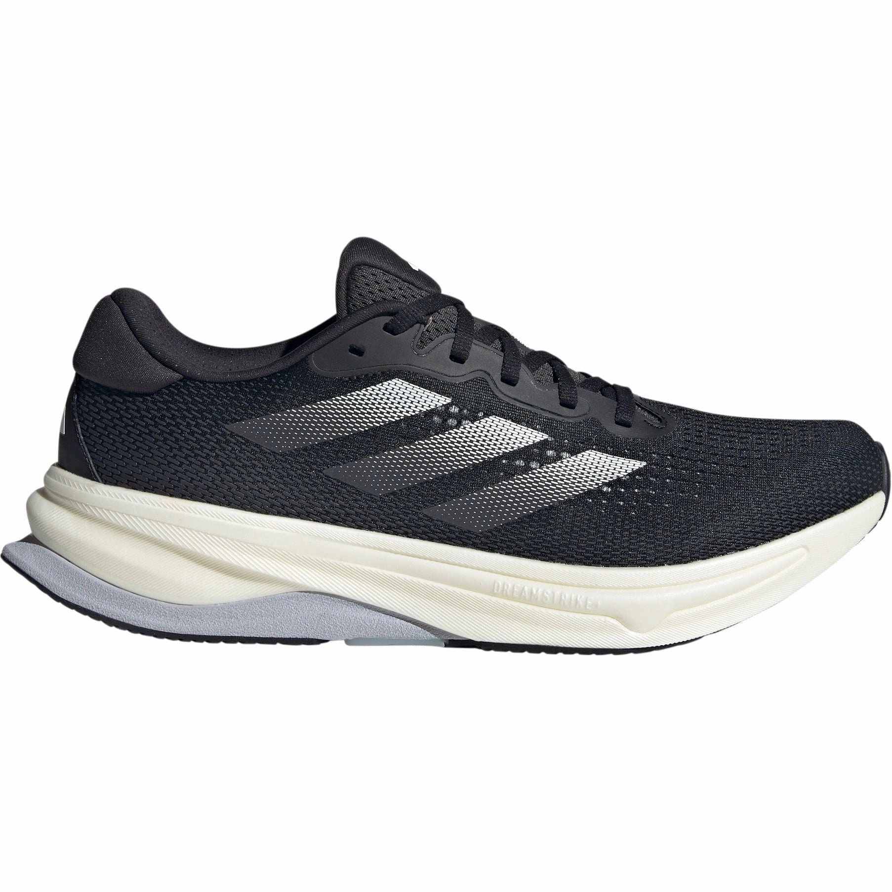 adidas Supernova Solution Mens Running Shoes - Black padded - tongue shoes windproof - feature shoes