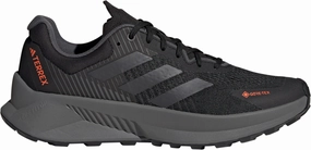 running in gyms psychologically - satisfying adidas Terrex Soulstride Flow GORE-TEX Mens Trail Running Shoes - Black