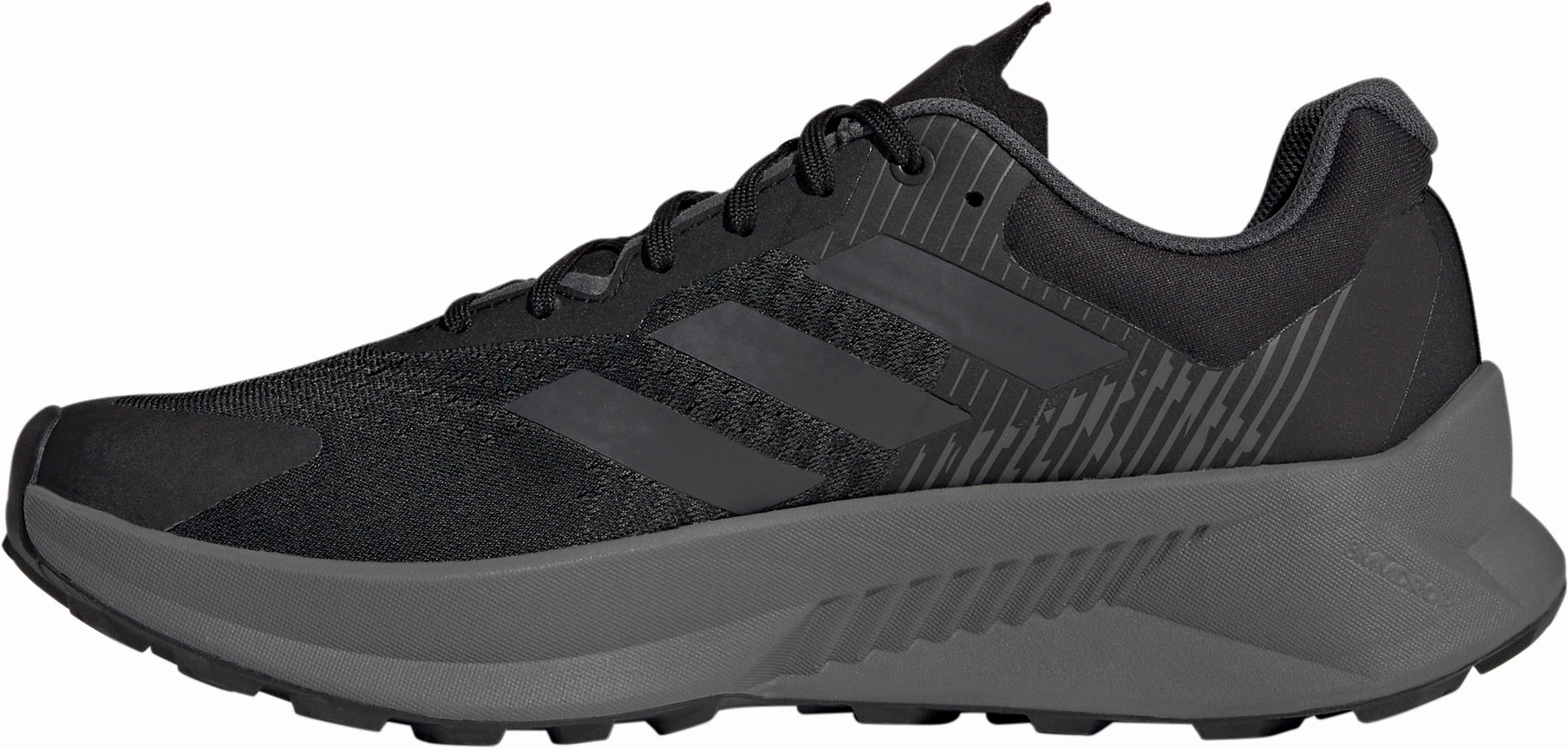 adidas Terrex Soulstride Flow GORE-TEX Mens Trail Running Shoes - Black cushioned shoes