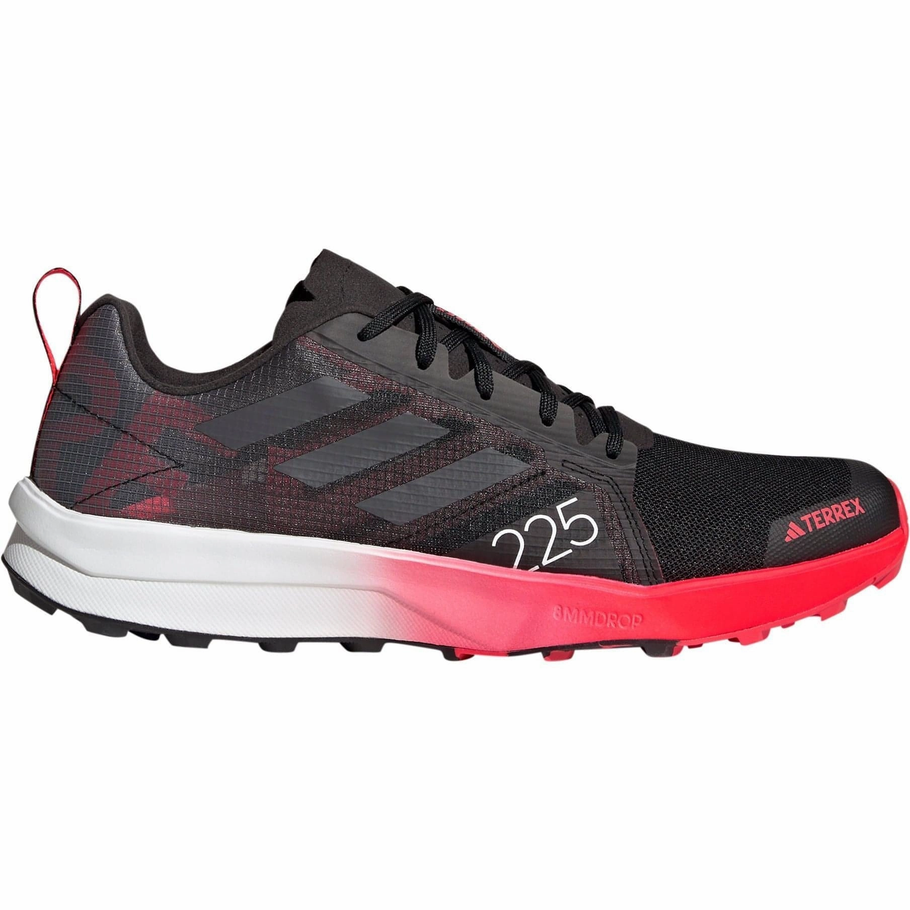 adidas Terrex Speed Flow Mens Trail Running Shoes - Black anti - blister - technology shoes
