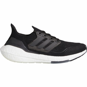 adidas Ultra Boost 21 Womens Running Shoes - Black Quick Dry Inner Layer logo - embossed shoes