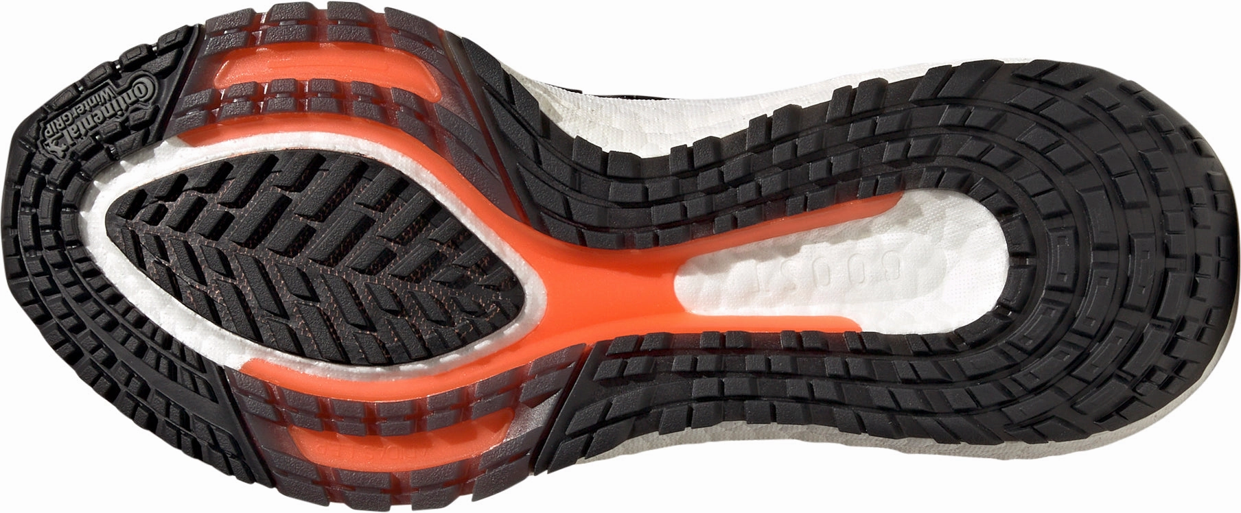 adidas Ultra Boost 22 COLD.RDY 2 Mens Running Shoes - Orange Pressure Distribution Outsole mystery - themed running option